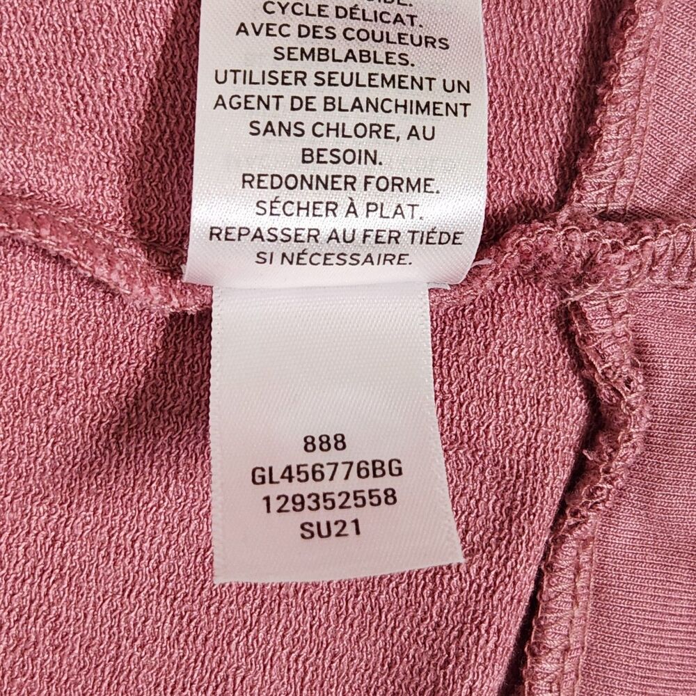 Zella Twist Front Mauve Pink Performance Activewear Hoodie Girls M 8/10 NWT - Picture 7 of 9